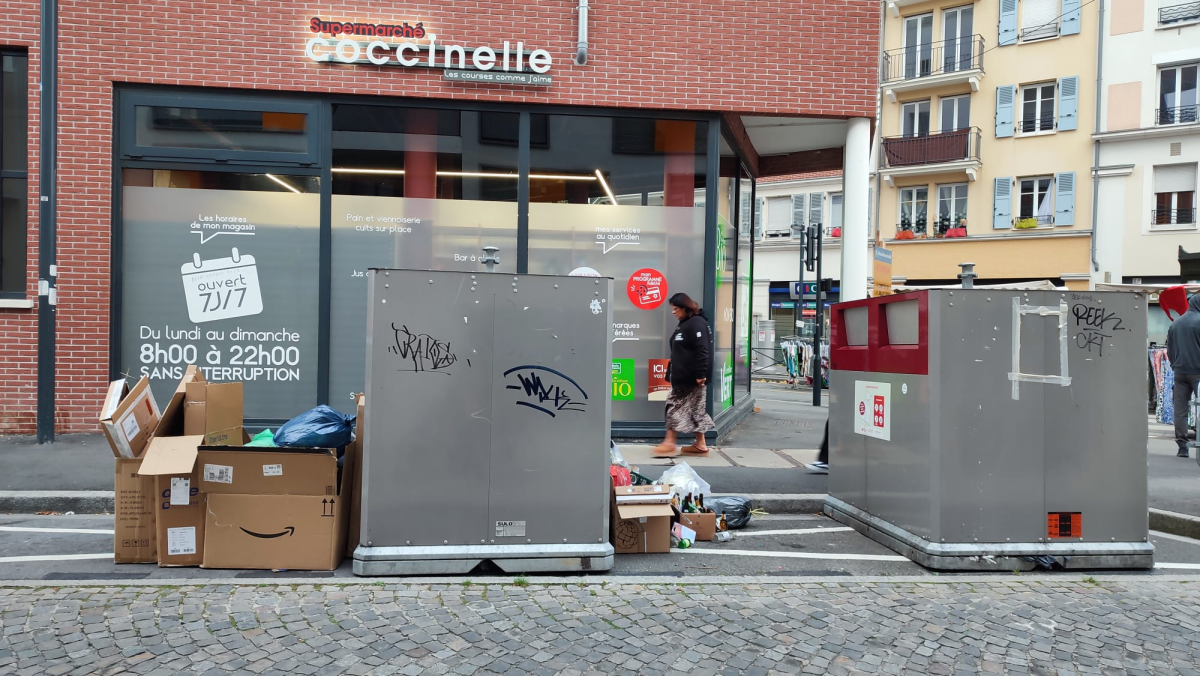 Déplacer le point de collecte de 2 points d’apports volontaires